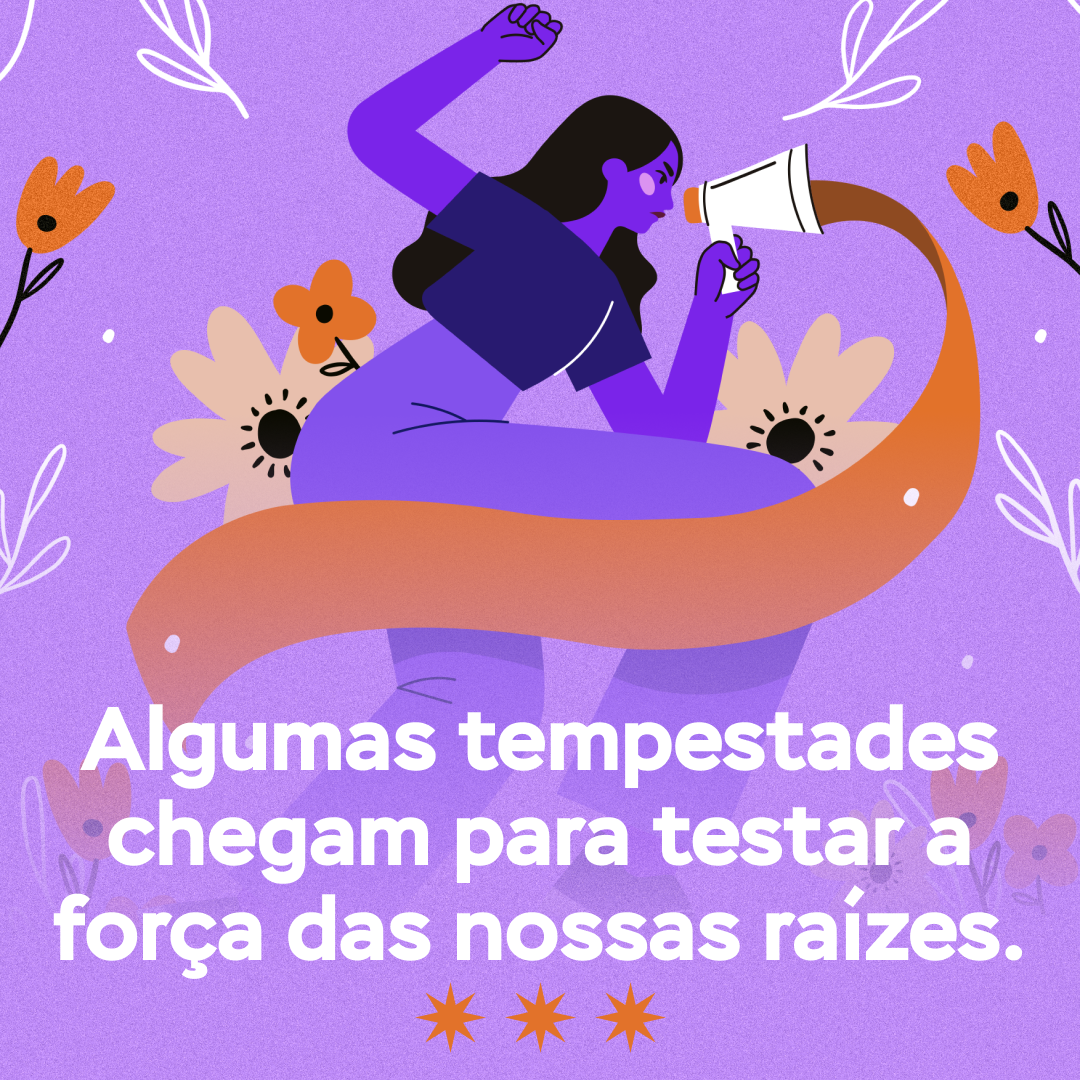 Algumas tempestades chegam para testar a força das nossas raízes.