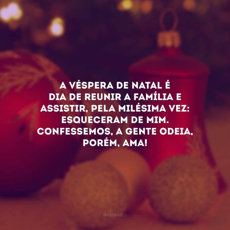 A véspera de Natal é dia de reunir a família e assistir, pela milésima vez: Esqueceram de Mim. Confessemos, a gente odeia, porém, ama!