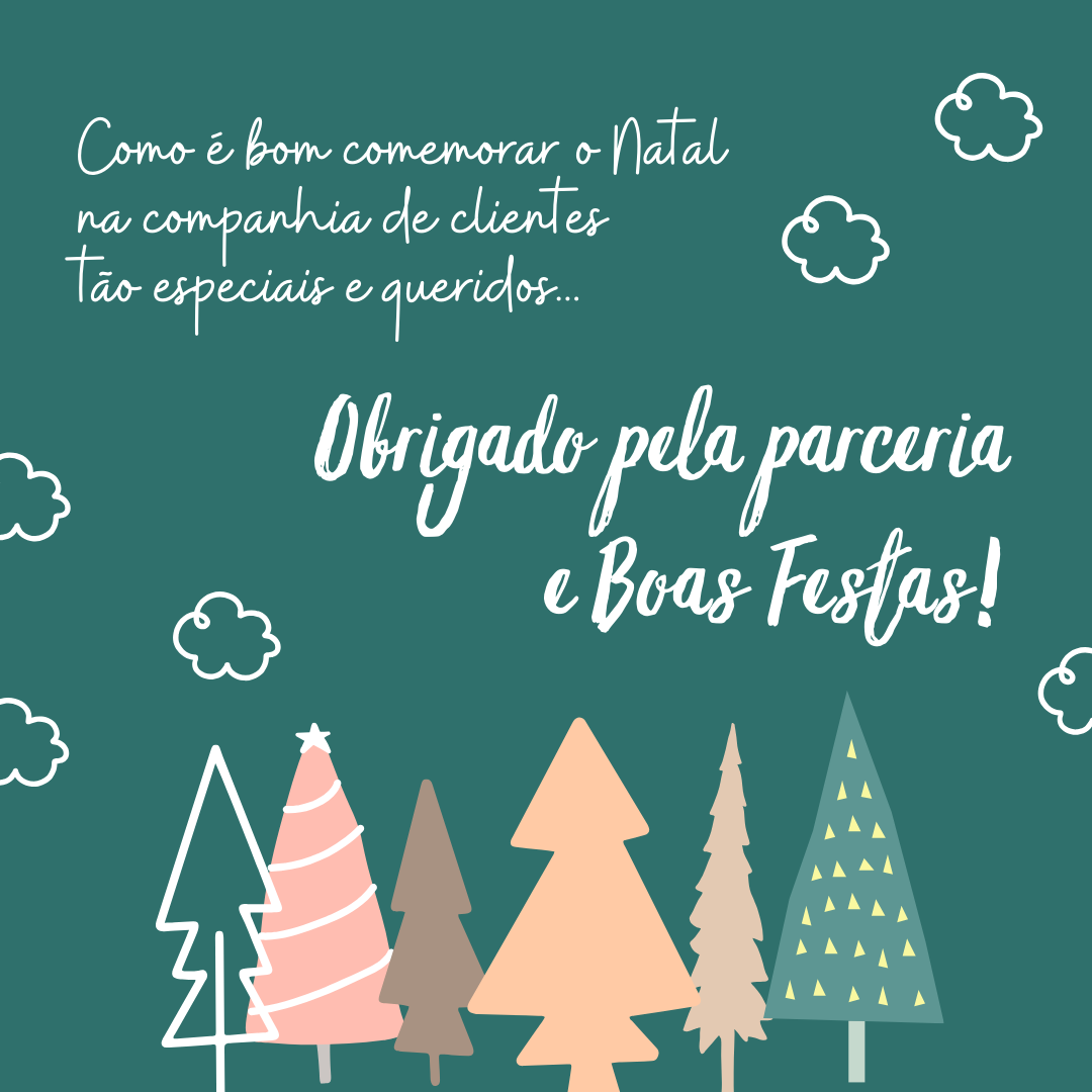 Como é bom comemorar o Natal na companhia de clientes tão especiais e queridos... Obrigado pela parceria e Boas Festas! 